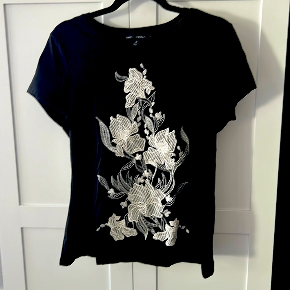 White House Black Market Black T-shirt
